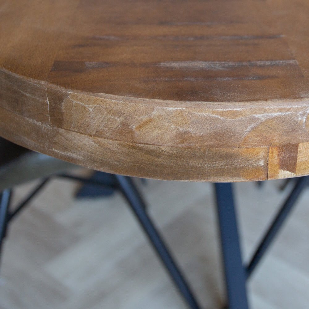 Eettafel Lennon Dimehouse Bruin LxBxH 203x110x10 Mangohout Sfeerfoto detail