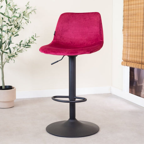 Velvet barkruk - Dimehouse