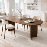 Sablin Eettafel Walnoot 180x89,5x75 cm Walnut Melamine