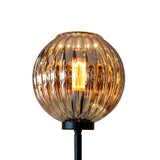 Floor lamp Viola glass brown