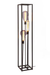 Floor lamp Tibor 3-light metal black