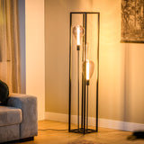 Floor lamp Tibor 3-light metal black