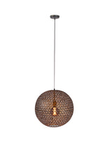 Hanging lamp Sifra Metal Black