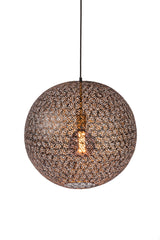 Hanging lamp Sifra Metal Black