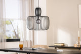 Industriële Hanglamp Ursul Zwart Metaal 1-lichts Ø55 cm