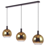 Hanglamp Nala 3-lichts glas goud