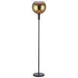 Vloerlamp Nala 1-lichts glas goud