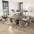 Eettafels - Deens Ovale Eettafel Alo Acaciahout Bruin 300x120 cm - Dimehouse