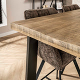 Industriële Bartafel Mangohout Wyatt Blank 135x70 cm