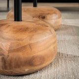 Salontafel set van 2 Mosi Organisch Acaciahout Naturel