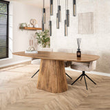 Eettafel Sable 215 cm Mangohout Zand