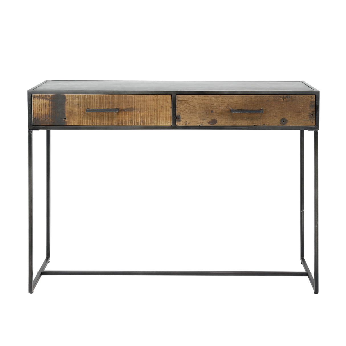 Industrial Sidetable Charlie Hout Metal 2 drawers