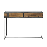 Industrial Sidetable Charlie Hout Metal 2 drawers