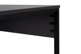 Studie bureau Twin Study Desk 240x60 cm Antraciet en zwart Anthracite Black Melamine