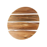 Rond wandrek Binc hout naturel