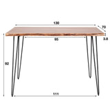 Industriële Bartafel Acaciahout Elin 130 cm