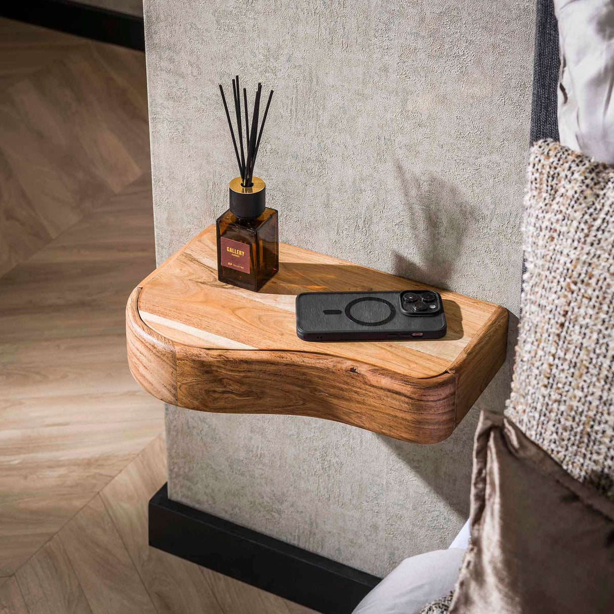 Acacia wand-nachtkastjes Nova L/R (set van 2)