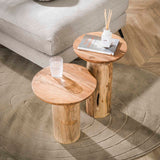 Bijzettafel Nova - Massief Acaciahout - 55 cm Hoog