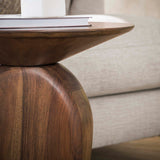 Bijzettafel Acacia Glaze Brown 45x36x50 cm