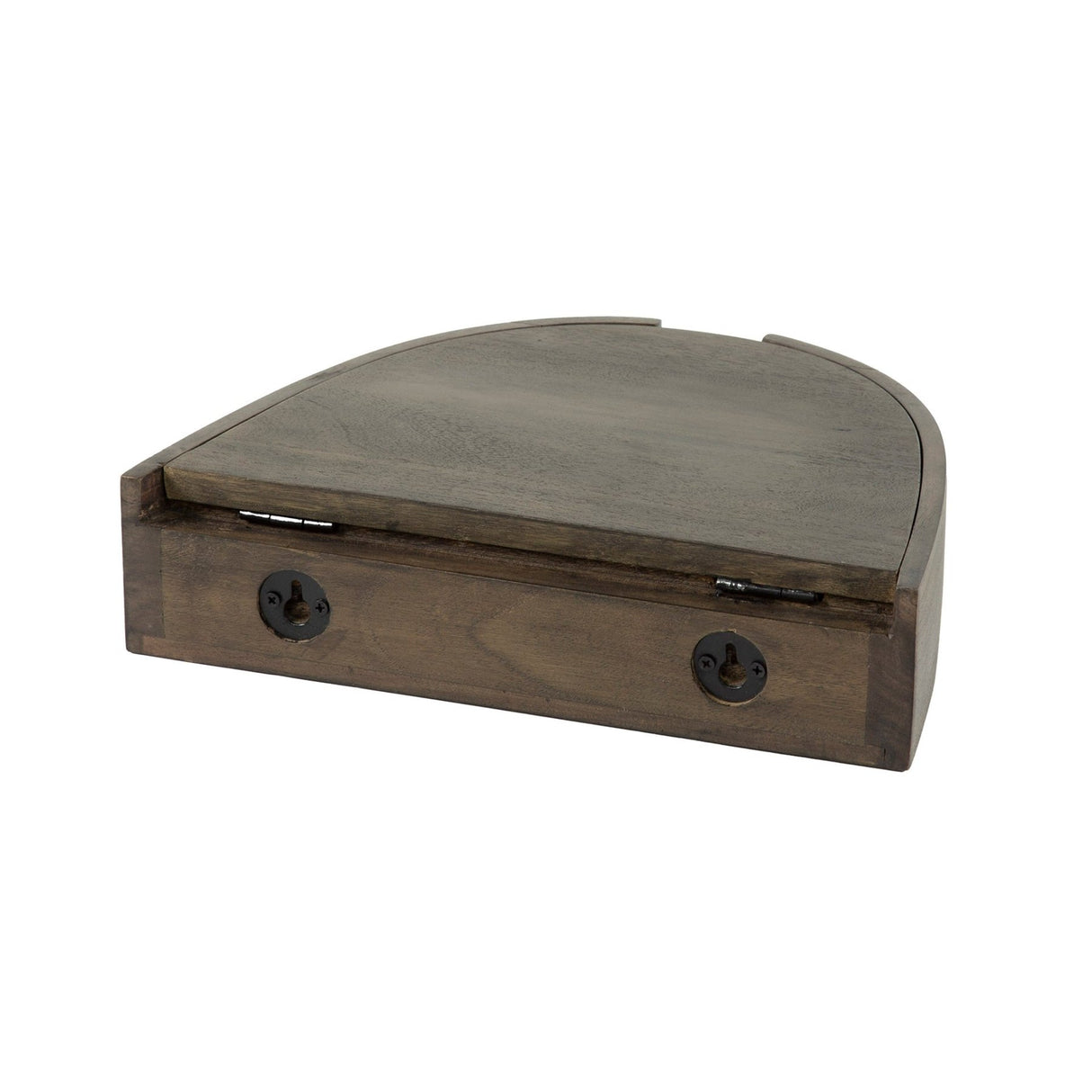 Zwevende Halfronde Nachtkastjes Set 2 Acacia