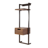 Smal Nachtkastje Industrieel Naomi Acaciahout 1 Lade Drift Brown