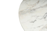 Ronde Salontafel Vano Marmerlook 80 cm