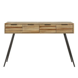 Bosco Haltafel Massief Teak Verweerd 120x30x76 cm