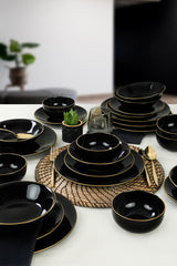 TY040424F650A841600MAET600 Black Gold 100% CERAMIC STONEWARE 27 cm breed