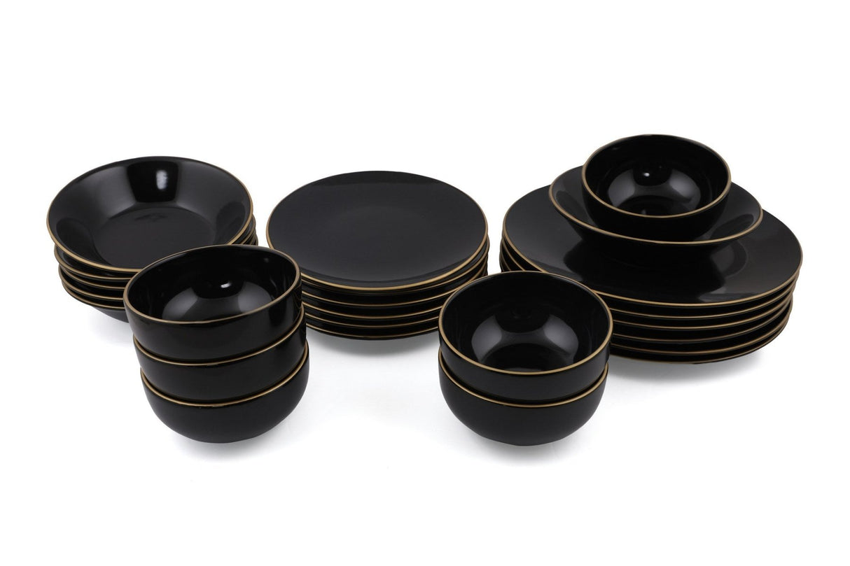 TY040424F650A841600MAET600 Black Gold 100% CERAMIC STONEWARE 27 cm breed