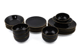 TY040424F650A841600MAET600 Black Gold 100% CERAMIC STONEWARE 27 cm breed