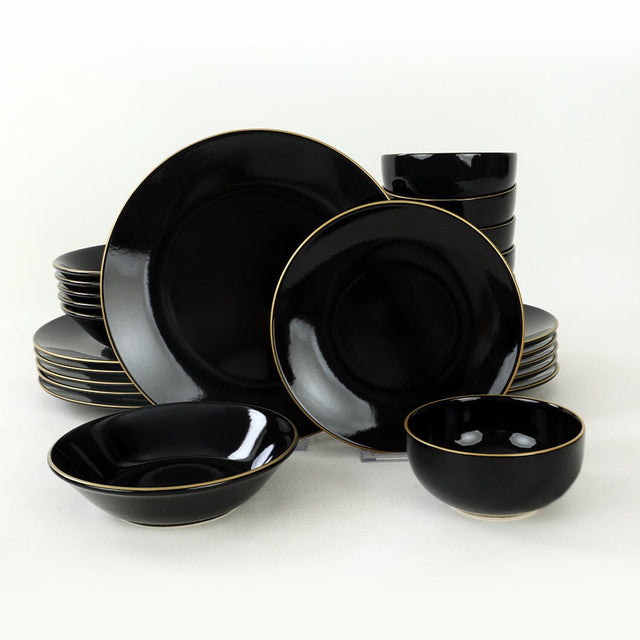 TY040424F650A841600MAET600 Black Gold 100% CERAMIC STONEWARE 27 cm breed