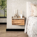 Orto Hangend Nachtkastje 1 Lade Mangohout Keramiek