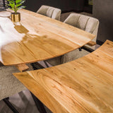 Table à manger extensible Mack Danish Oval Acacia Wood