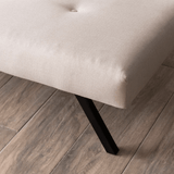 Slaapbank Zoly Crème Stof 3-Zits - 180 cm - Zonder armleuningen - Zoly