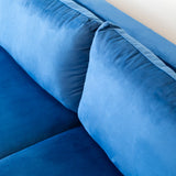 Bank Davina Dimehouse Blauw LxBxH 182x109x66 Stof Sfeerfoto detail