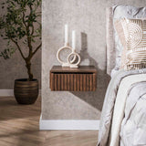 Zwevend Nachtkastje Dex Acaciahout Drift brown 1 lade