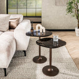 Bijzettafel Aurum Antiek Koper 50 cm