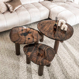 Salontafel Aura M Antiek Koper 62x45 cm