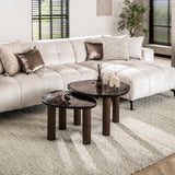 Salontafel Aura L Antiek Koper 70x59 cm