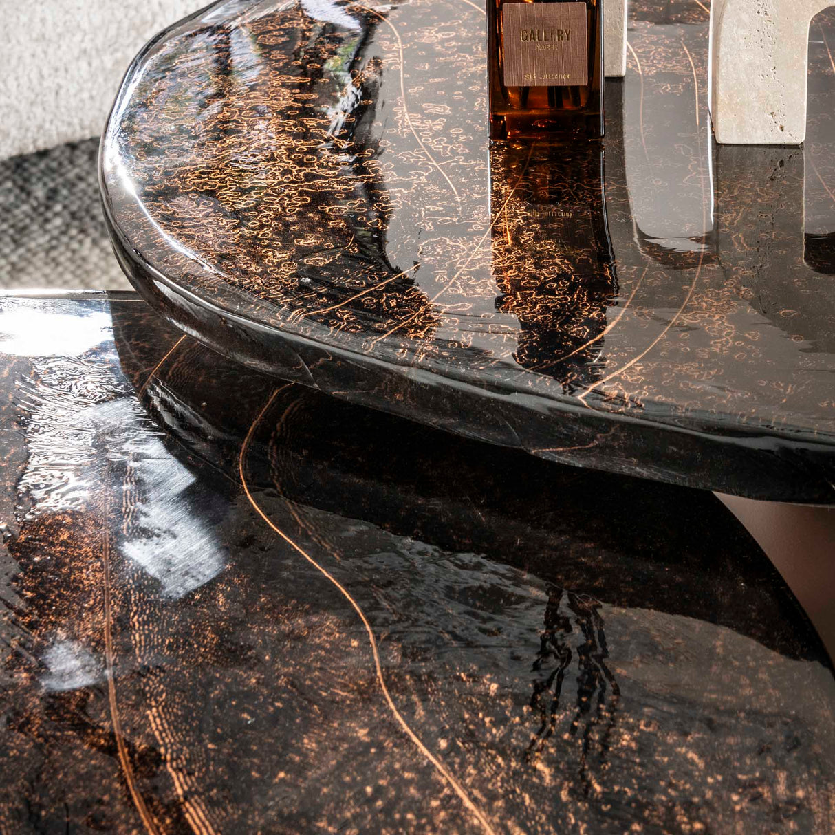 Salontafel Set Aurora Antiek Koper Set van 2