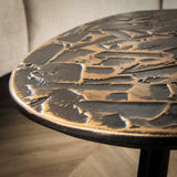 Marlo Salontafel set 3 Vierkant koper patina