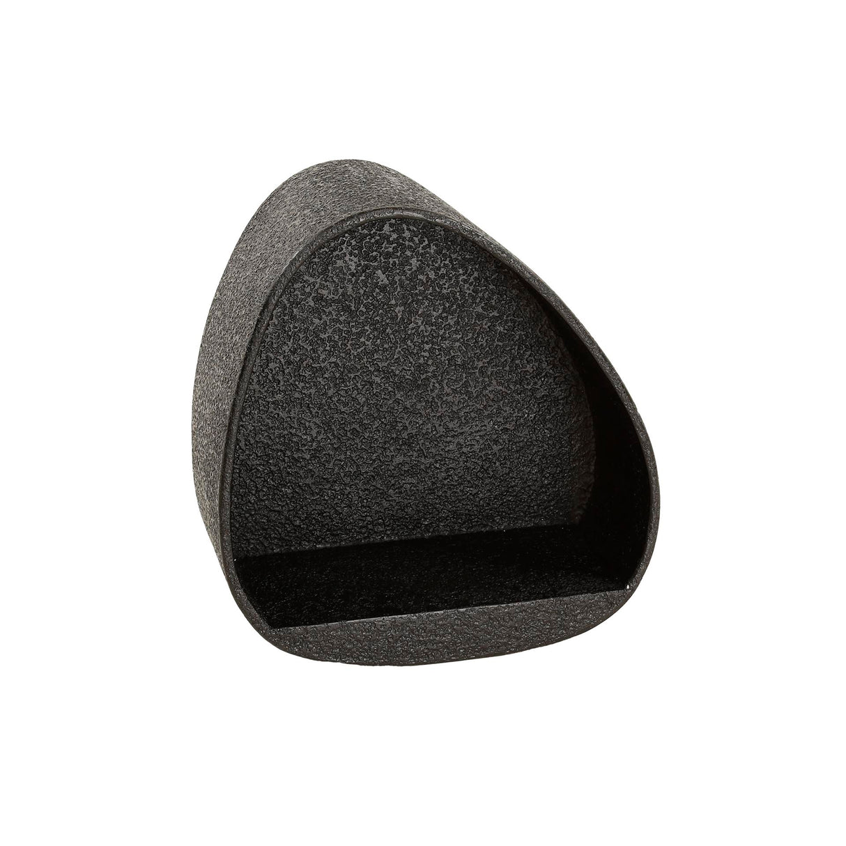 Wandschap Driehoek metallic grijs 42x21 cm Aeris