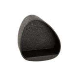 Wandschap Driehoek metallic grijs 42x21 cm Aeris