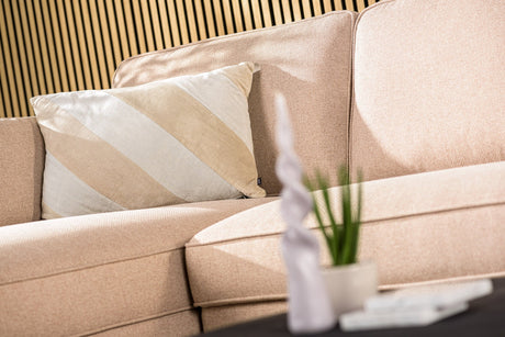 3-seater corner sofa sidney beige