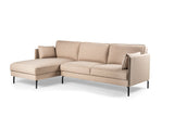 3-Sitzer-Ecksofa Sidney beige