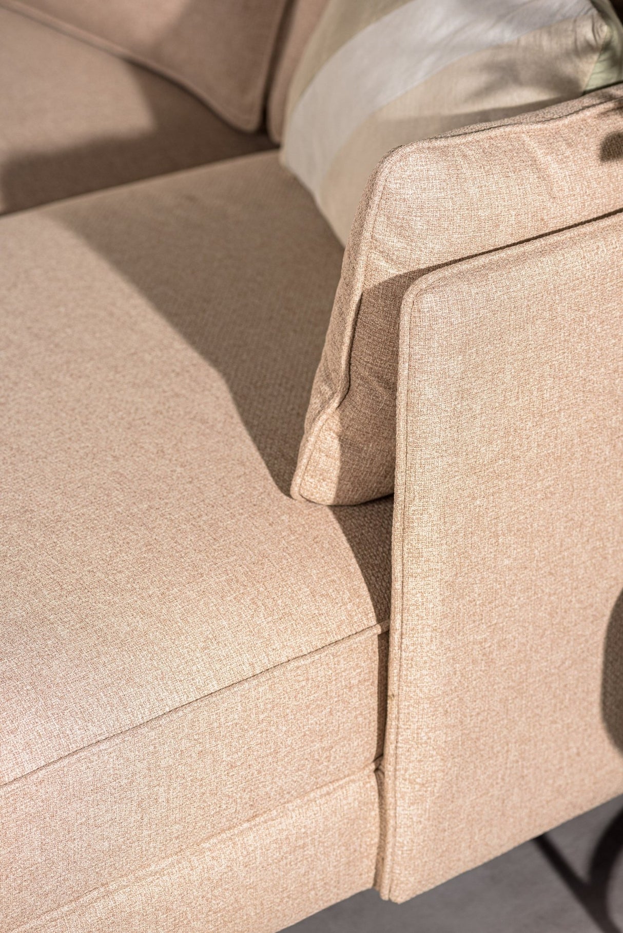 3-Sitzer-Ecksofa Sidney beige