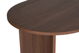 Sablin Eettafel Walnoot 180x89,5x75 cm Walnut Melamine