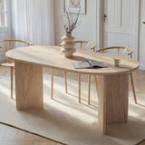 Sablin Eettafel Melamine Travertine 180x89,5x75 cm