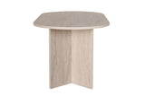 Sablin Eettafel Melamine Travertine 180x89,5x75 cm