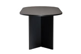 Eettafel Sablin Wood Black 180x89,5x75 cm Melamine